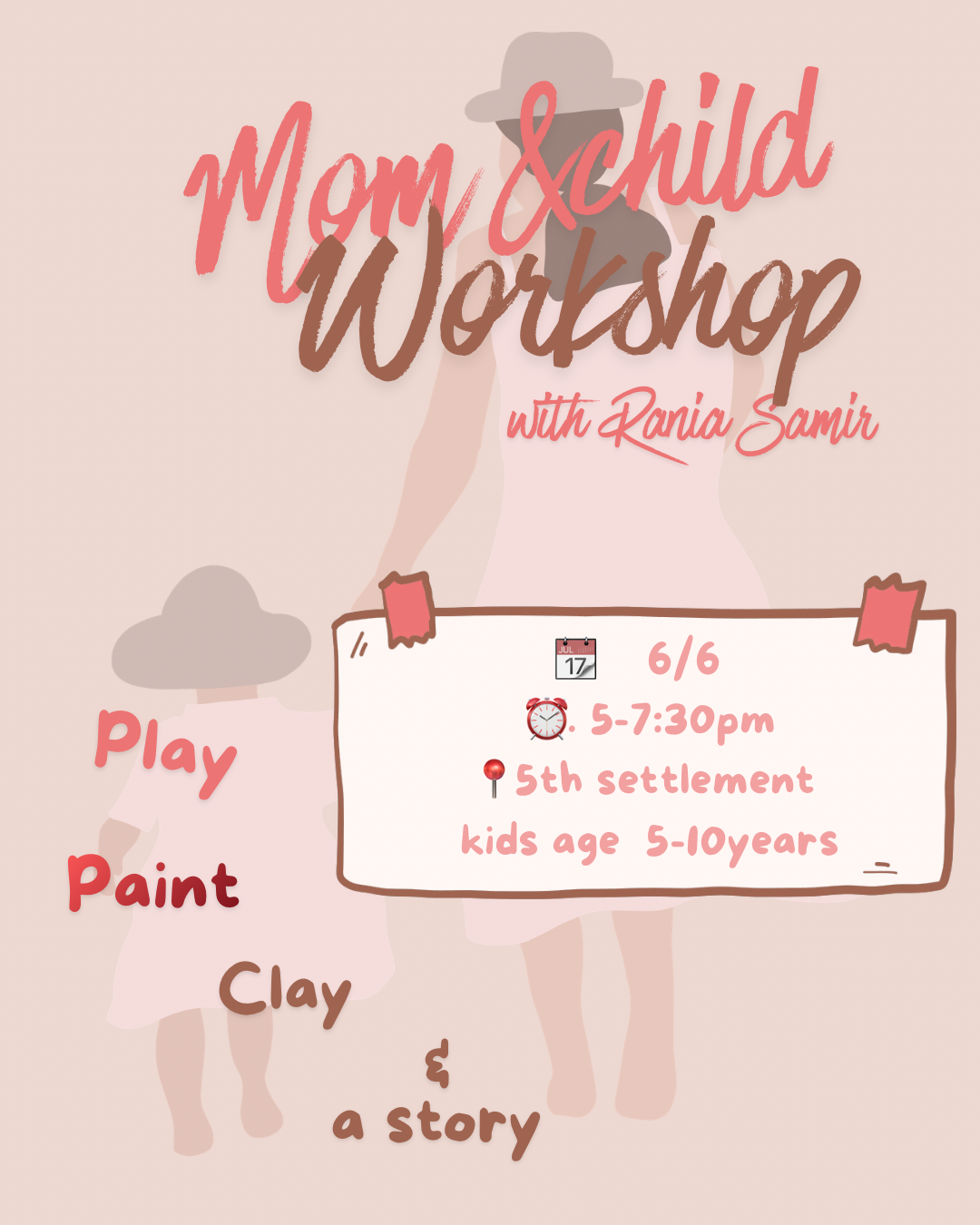 Play, paint, clay & a story - 1