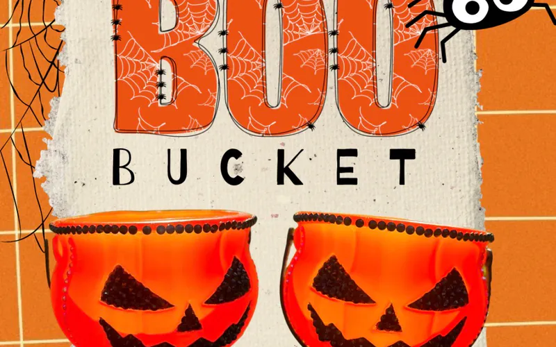 Decorate your Halloween Bucket 🎃