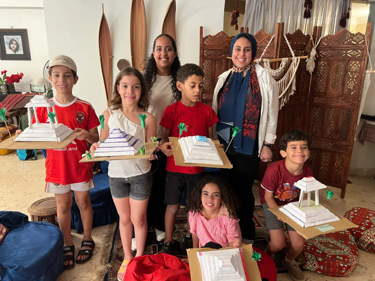 JOURNEY THROUGH EGYPTIAN ARCHITECTURE A 3-Day Heritage, Art & Stop Motion Camp for Kids (7–12 Years) photo 3