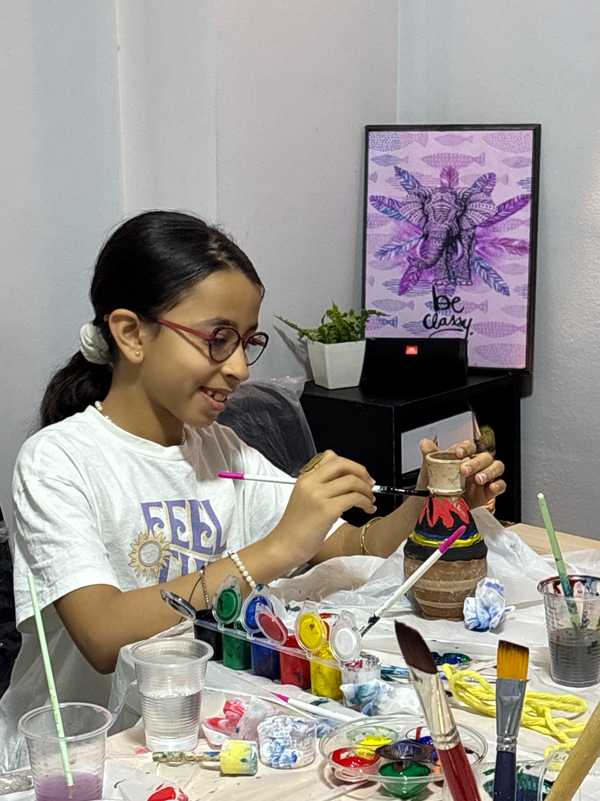 Pottery painting and planting workshop photo 4